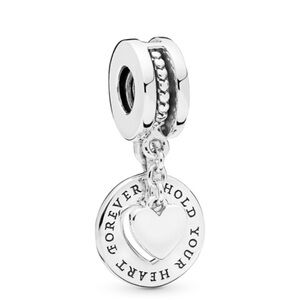 Pandora I Hold Your Heart Forever Charm
